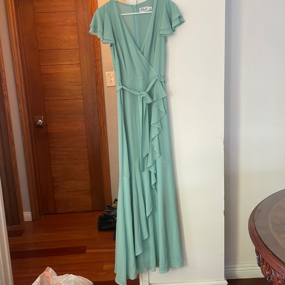 Sage green Eliza J dress size 4